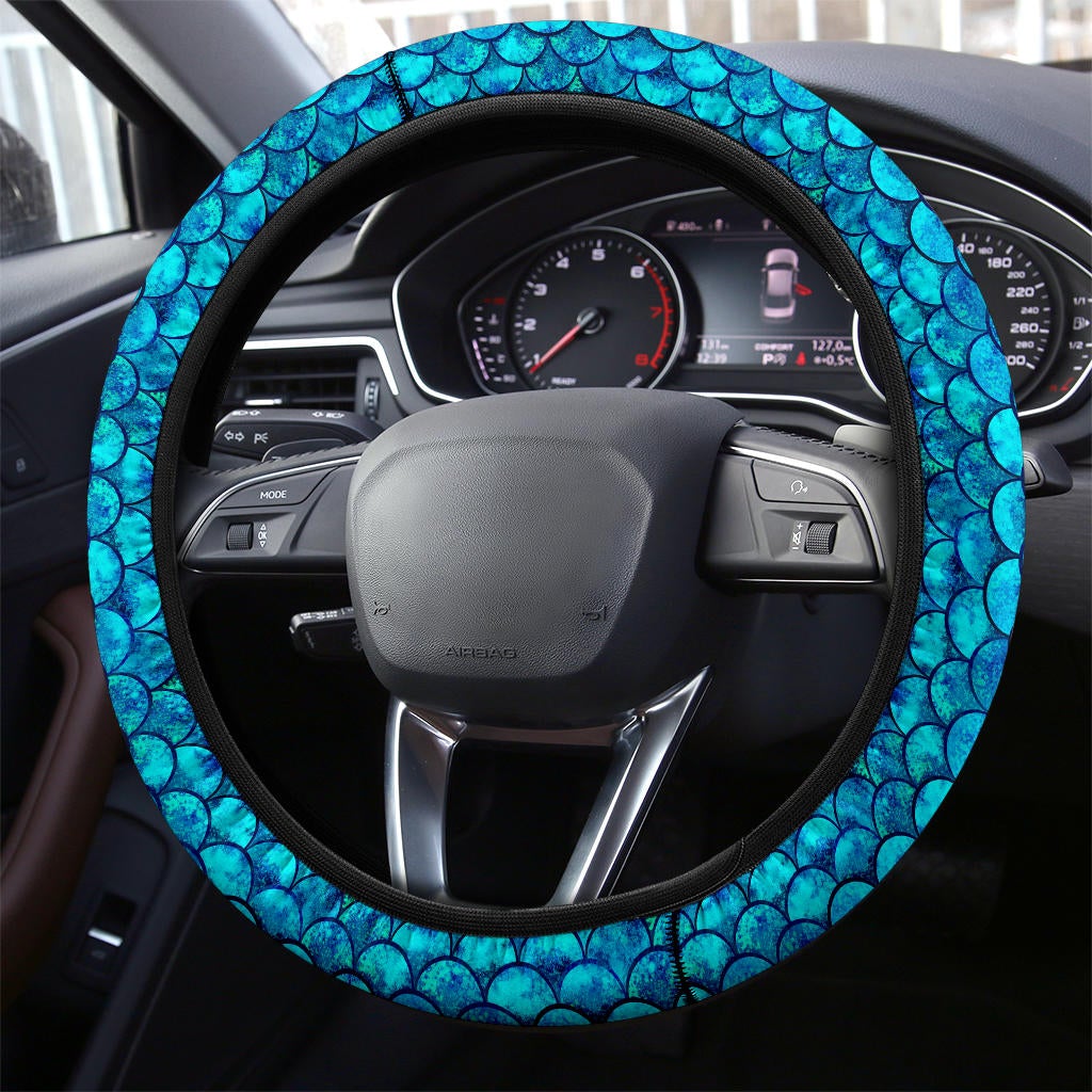 Blue Skin Premium Car Steering Wheel Cover Nearkii