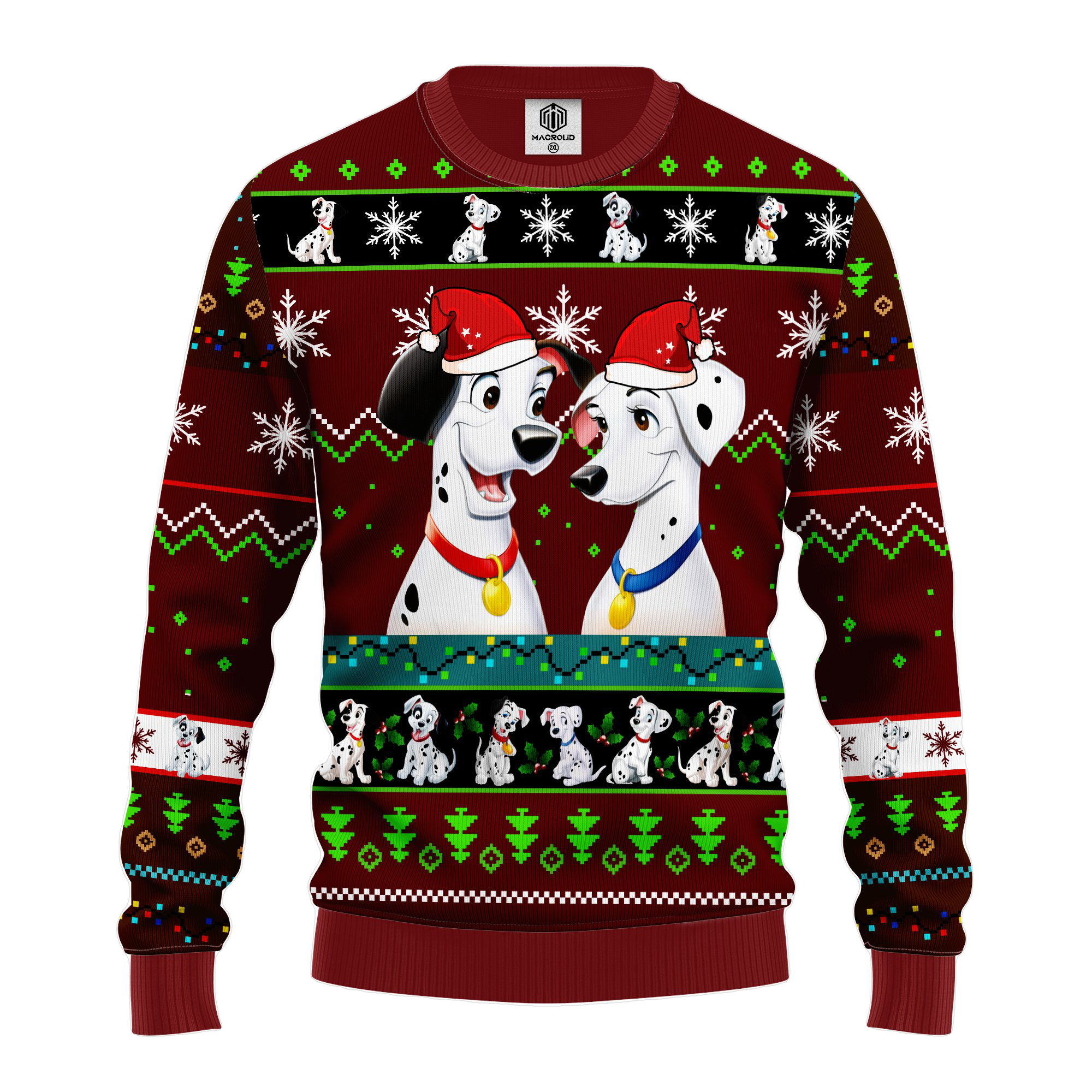 101 Dalmatians Ugly Christmas Sweater Red 1- Amazing Gift Idea Thanksgiving Gift