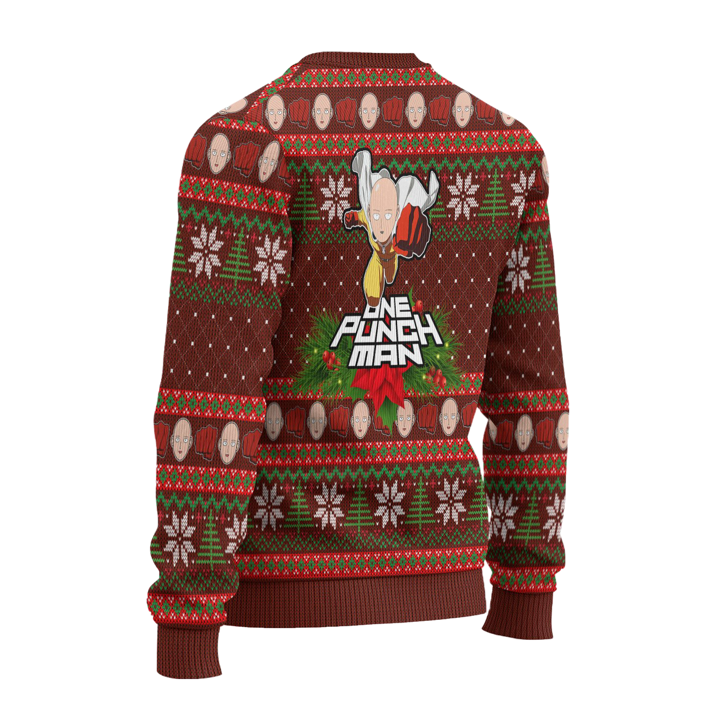 One Punch Man Ugly Christmas Sweater Anime Xmas Gift