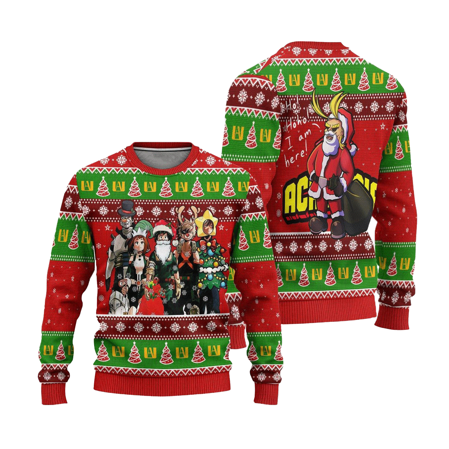My Hero Academia Anime Ugly Christmas 
