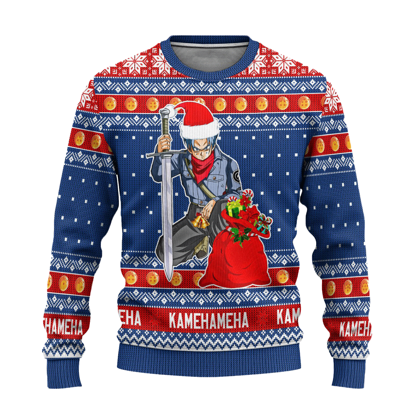 Future Trunks Dragon Ball Anime Ugly Christmas Sweater Xmas Gift