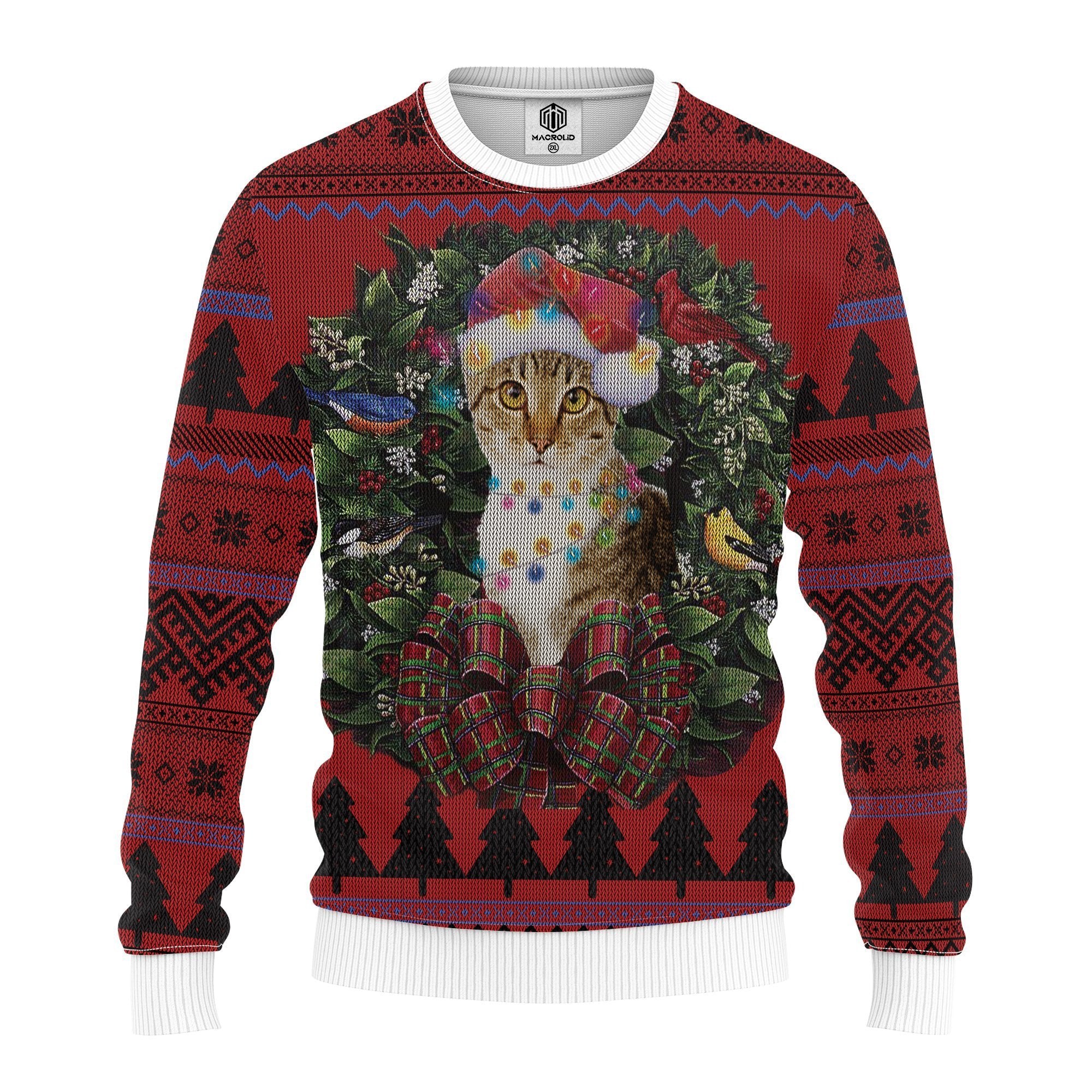 Bengal Cat Mc Ugly Christmas Sweater Thanksgiving Gift