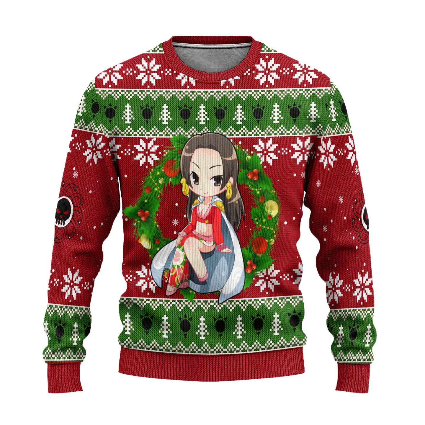 Boa Hancock One Piece Anime Ugly Christmas Sweater Xmas Gift