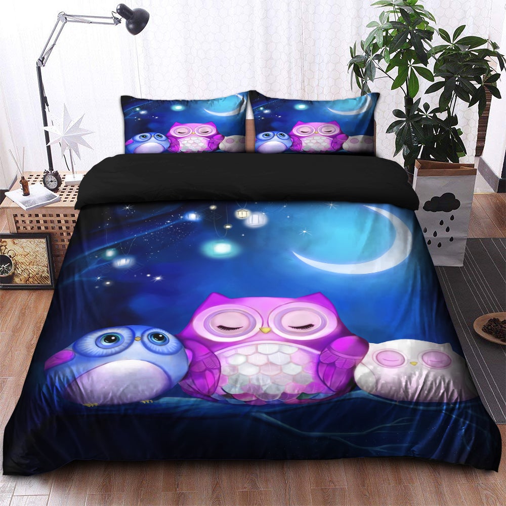 bed cover owl