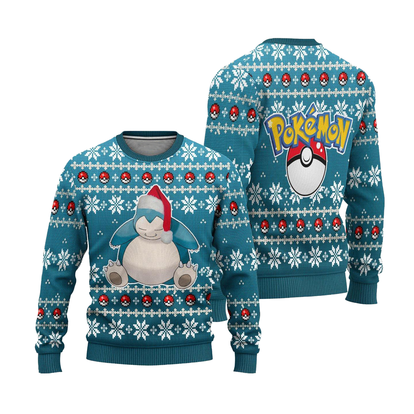 Pokemon Snorlax Anime Ugly Christmas 