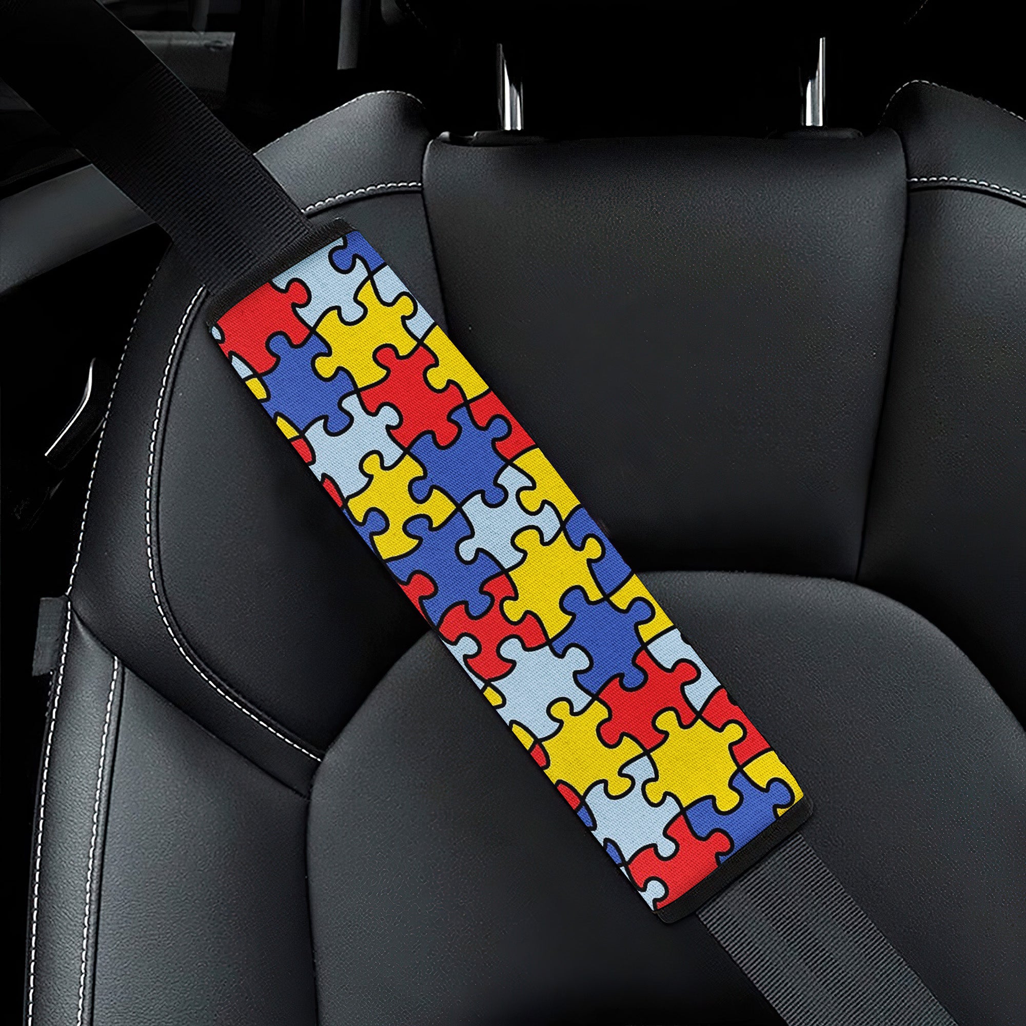 autism seat belt buckle guard