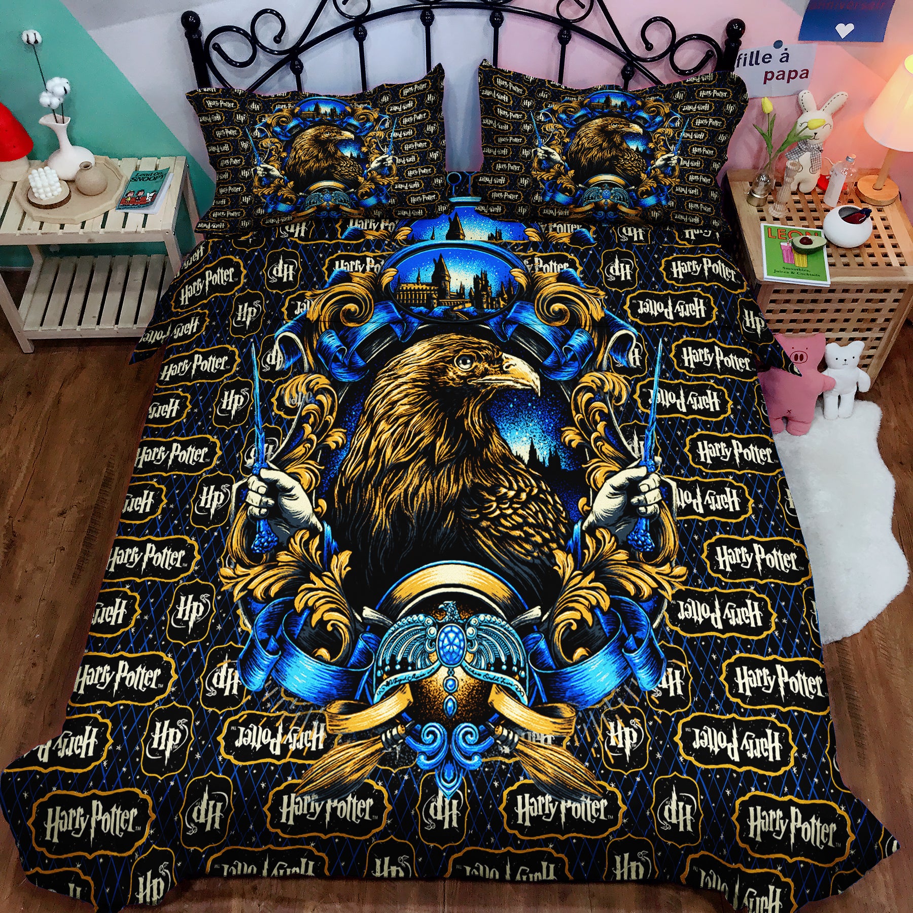 Harry Potter Ravenclaw Bedding Set Duvet Cover And 2 Pillowcases
