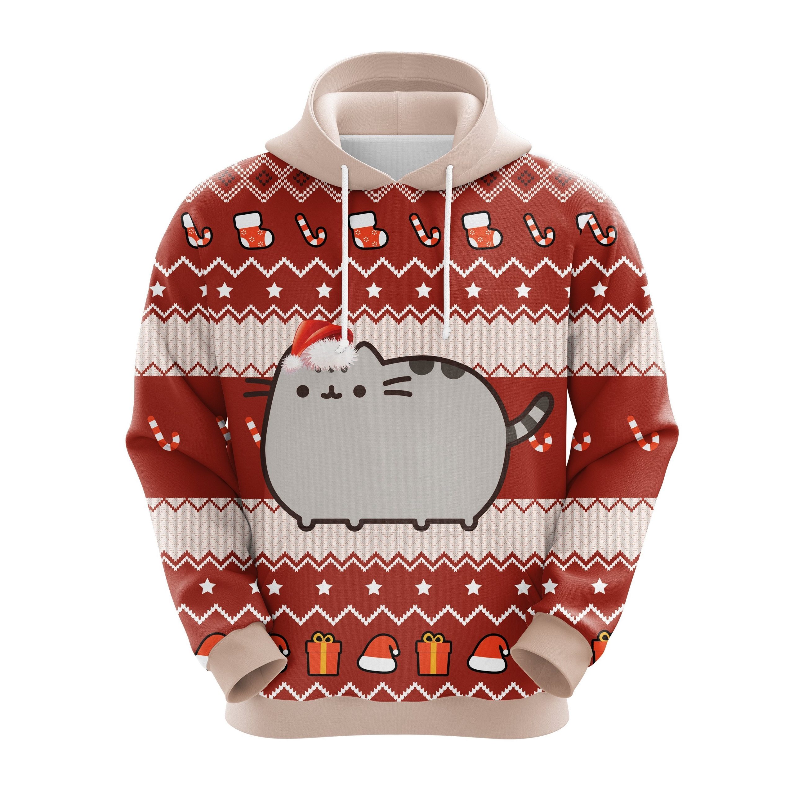 pusheen ugly christmas sweater