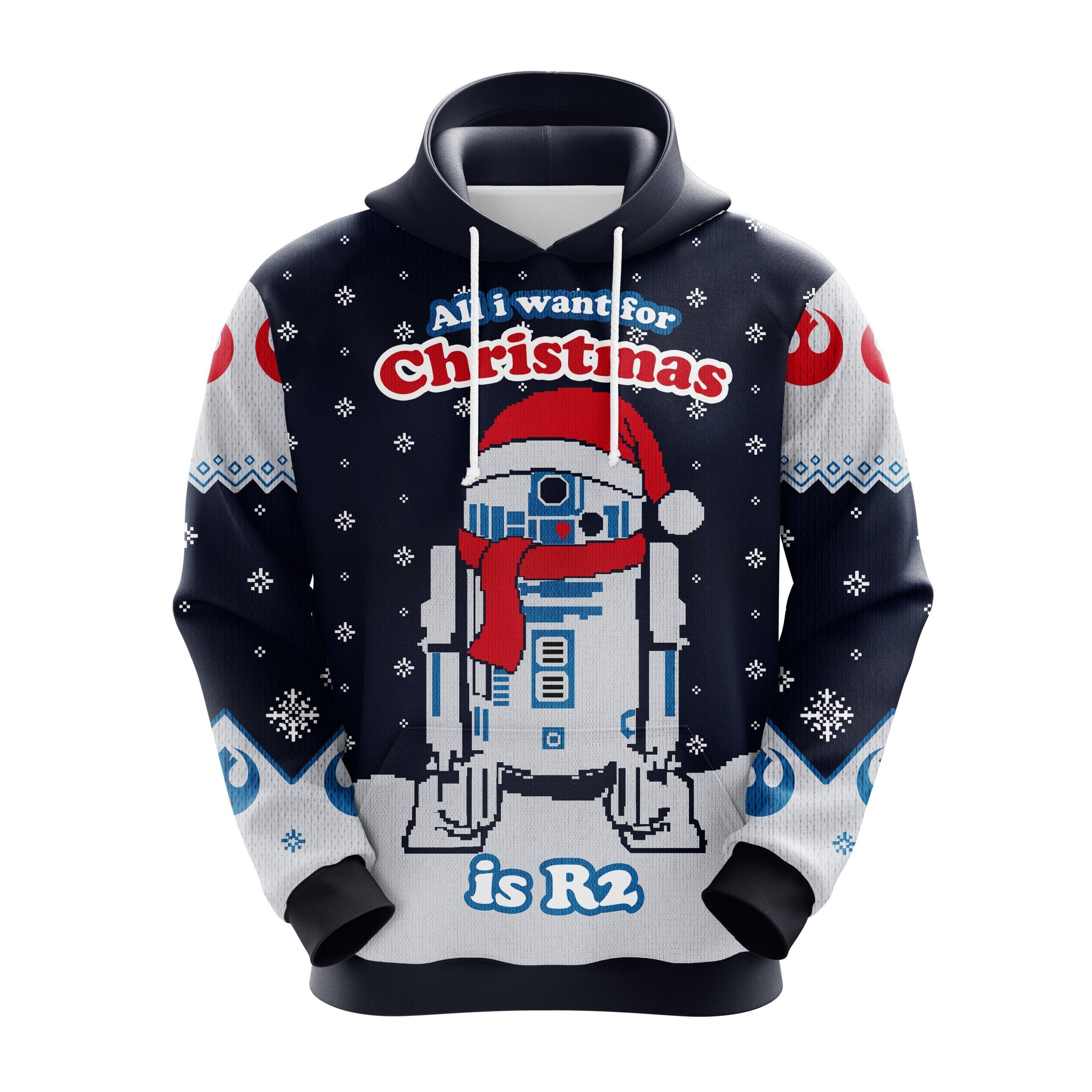 All I Want For Christmas Is R2 Cute Noel Mc Ugly Hoodie Amazing Gift Idea Thanksgiving Gift