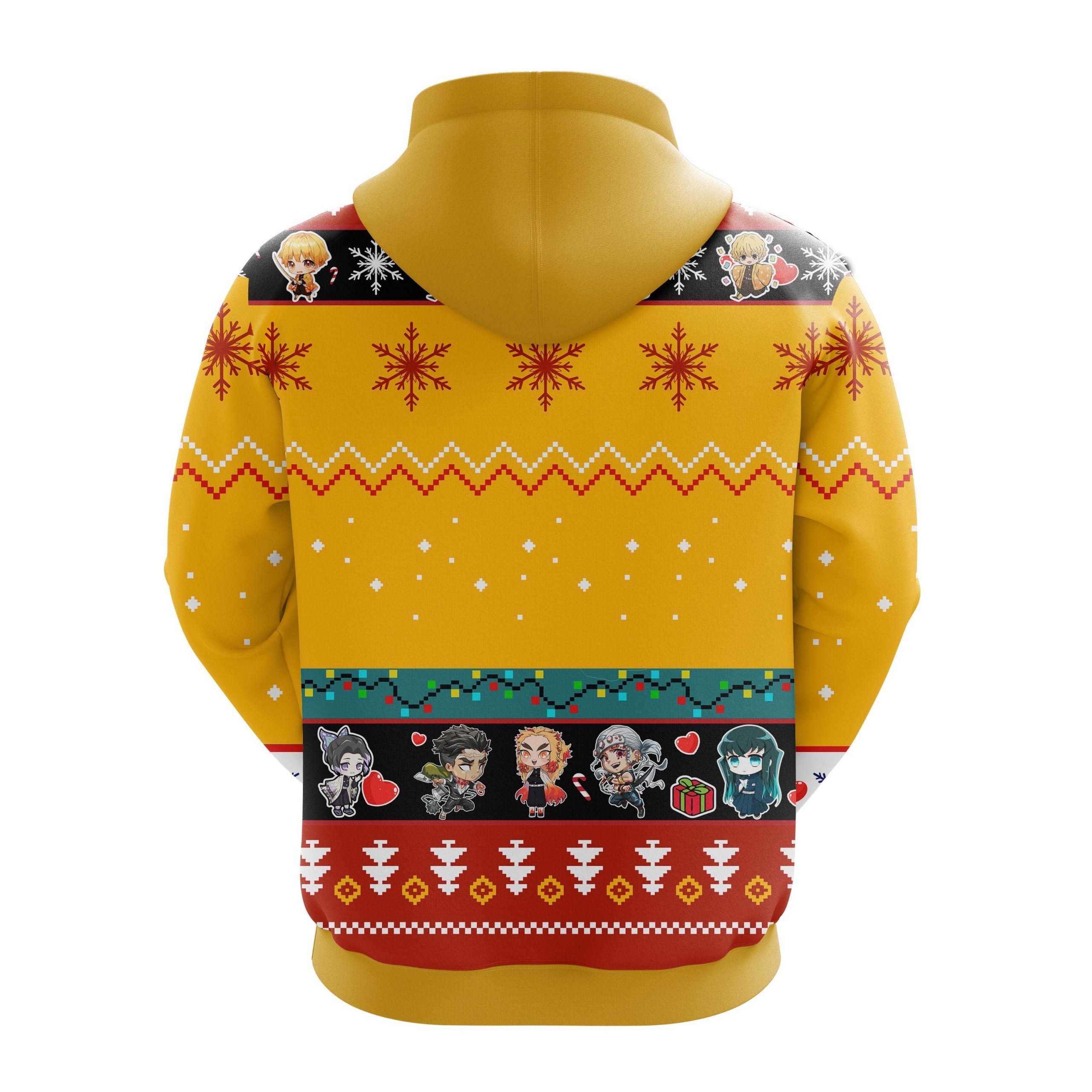 Agatsuma Zenitsu Christmas Cute Noel Mc Ugly Hoodie Amazing Gift Idea Thanksgiving Gift