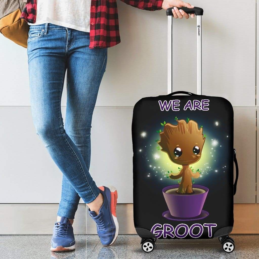 Baby Groot Guardians Of The Galaxy Luggage Cover Suitcase Protector