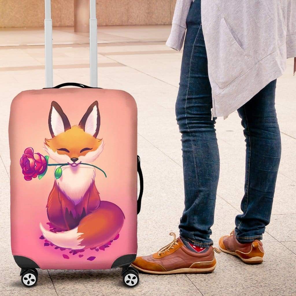 Cute Fox Travel Luggage Cover Suitcase Protector