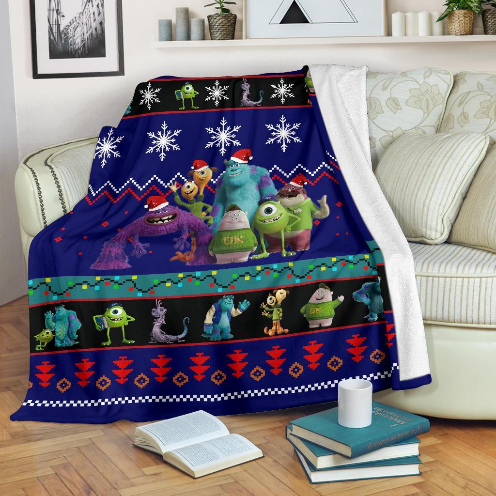 Monsters University Christmas Blanket Amazing Gift Idea