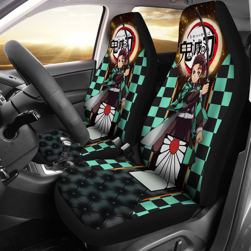 Tanjiro Premium Custom Premium Custom Car Premium Custom Car Seat Covers Decor Protectors Decor Protector