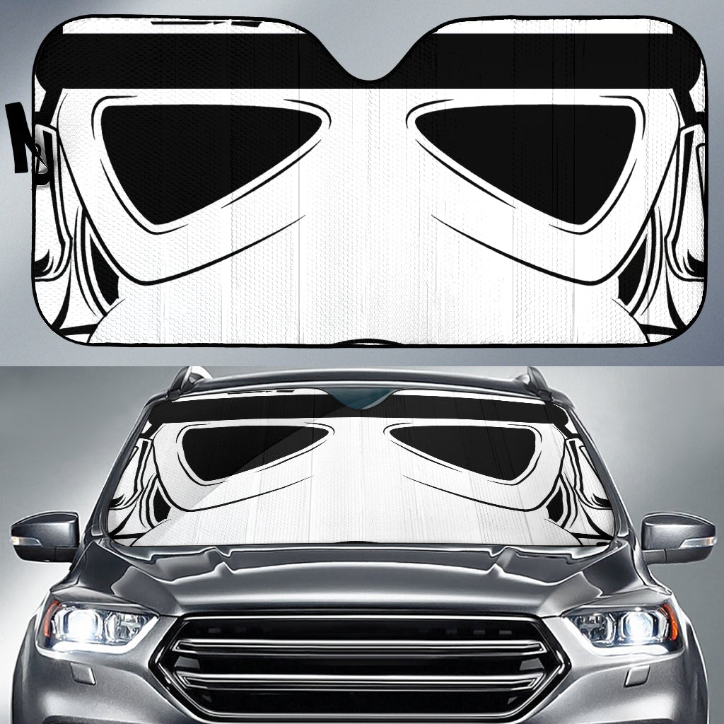 Stormtrooper Face Car Windshield Auto Sun Shades