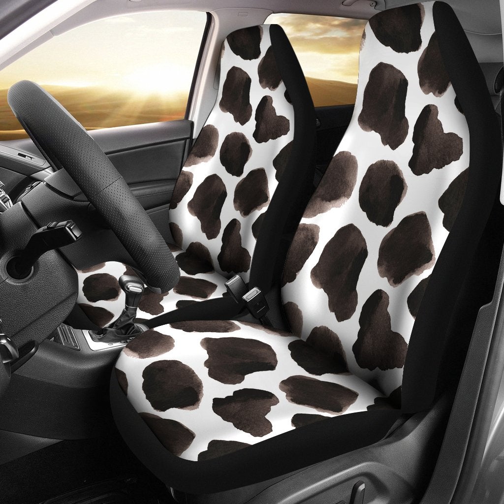 Best Painting Cow Print Car Seat Car Decor Car Protector