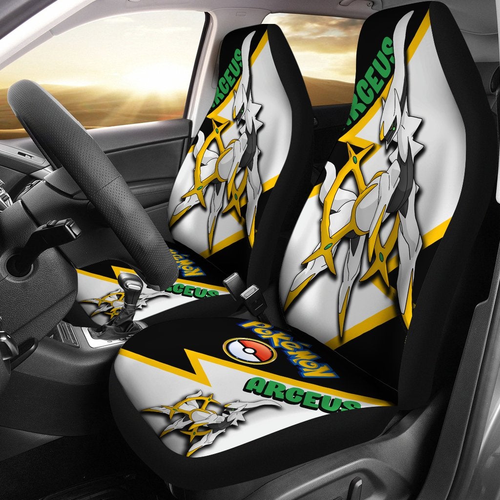 Arceus Car Seat Covers Custom Anime Pokemon Car Accessories