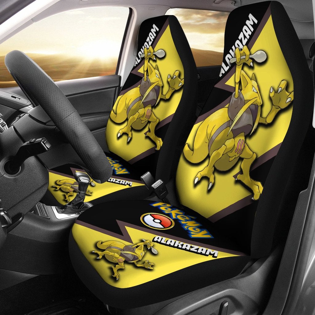 Alakazam Car Seat Covers Custom Anime Pokemon Car Accessories