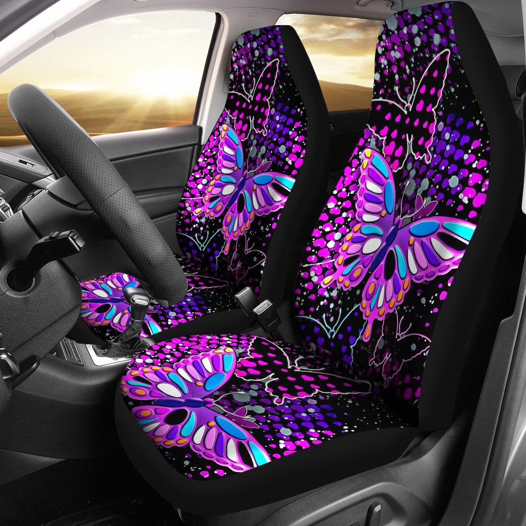 Best Butterfly Hd Art Premium Custom Car Seat Covers Decor Protector