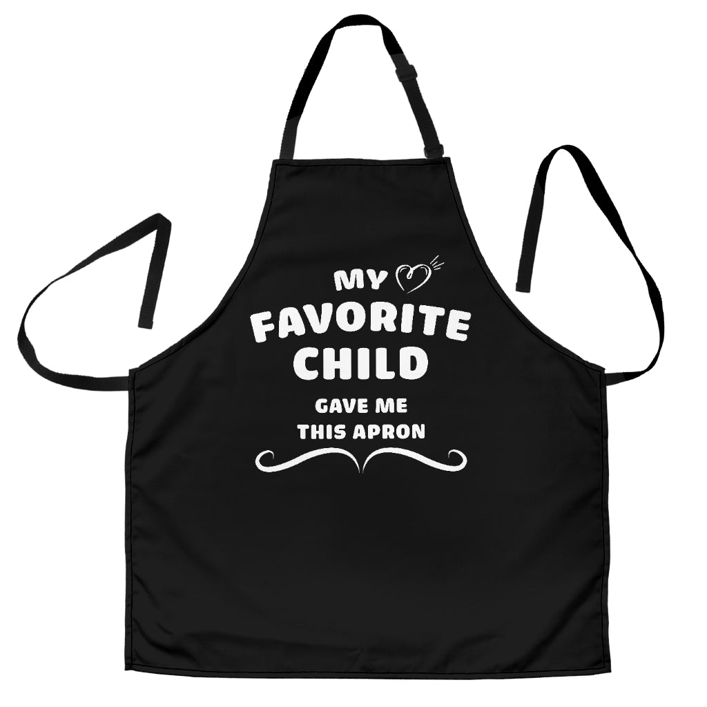 My Favorite Child Custom Apron Gift For Cooking Guys