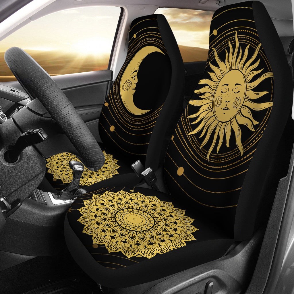 Best Sun And Moon Premium Custom Car Seat Covers Decor Protector