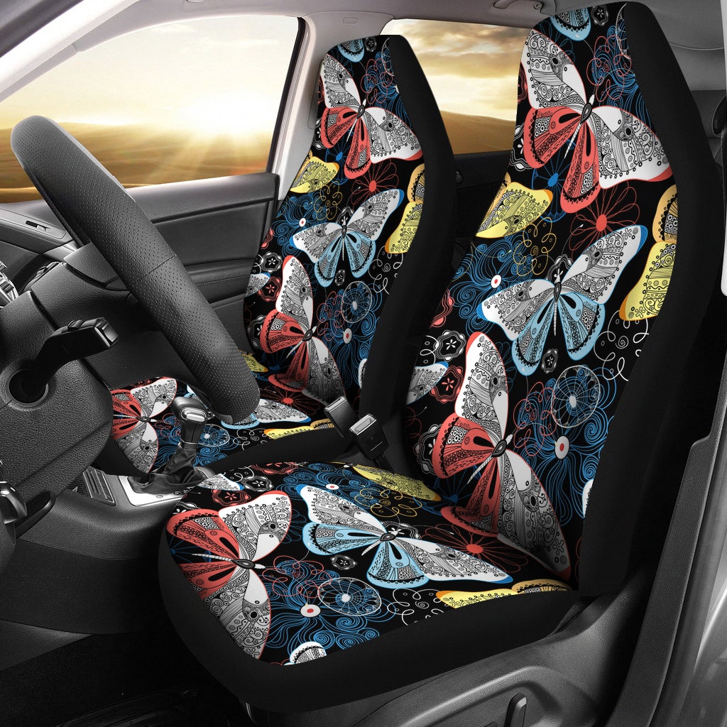 Best Butterflies Decor Premium Custom Car Seat Covers Decor Protector