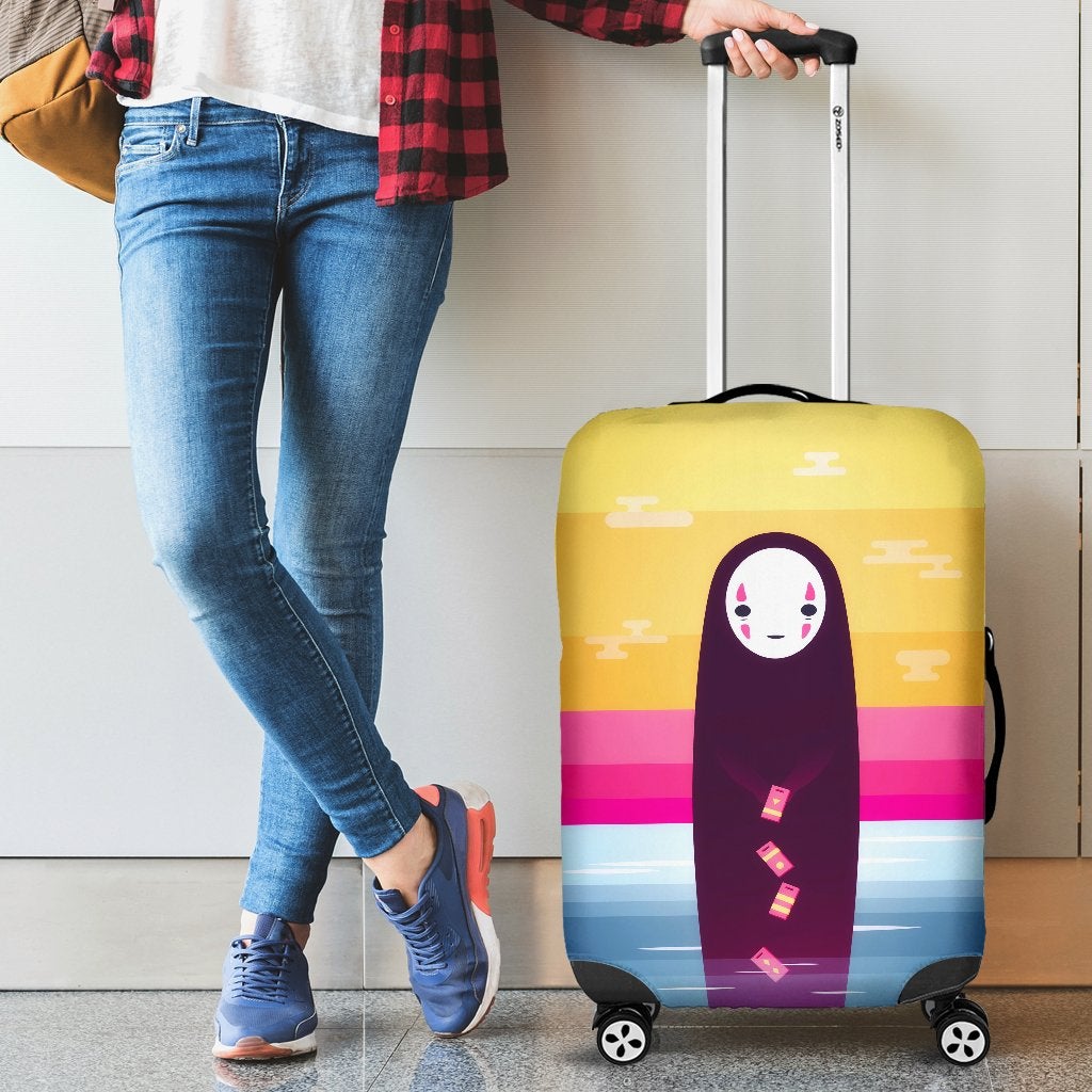 No Face Luggage Cover Suitcase Protector