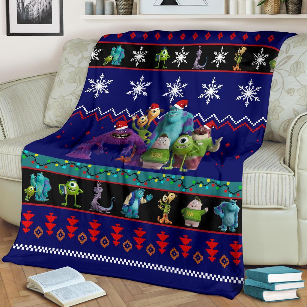 Monsters University Christmas Blanket Amazing Gift Idea