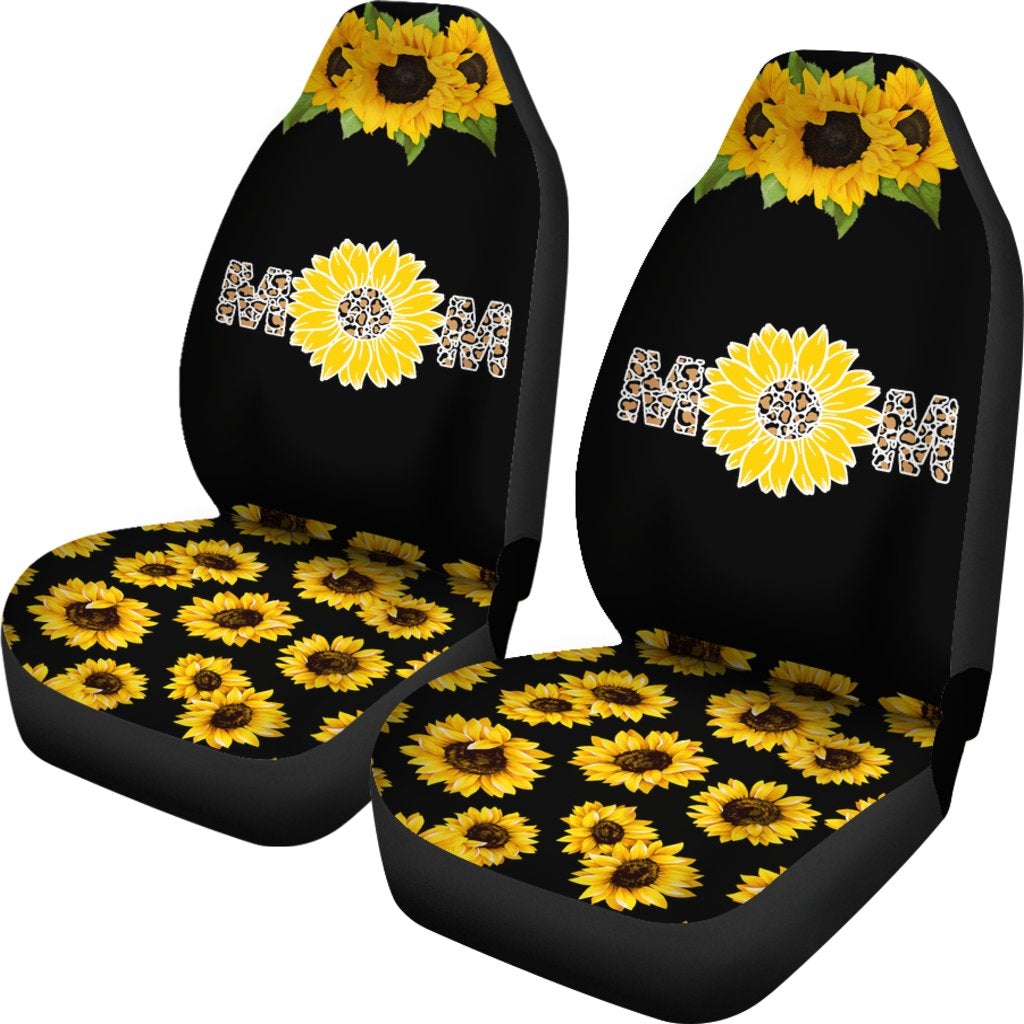 Best Mom Sunflower Premium Custom Car Seat Covers Decor Protector