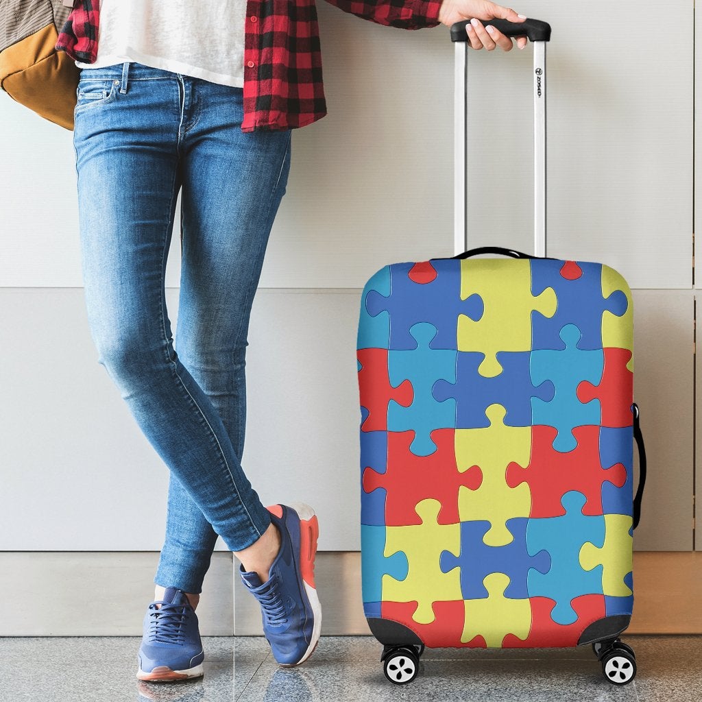 Autism Travel Luggage Cover Suitcase Protector