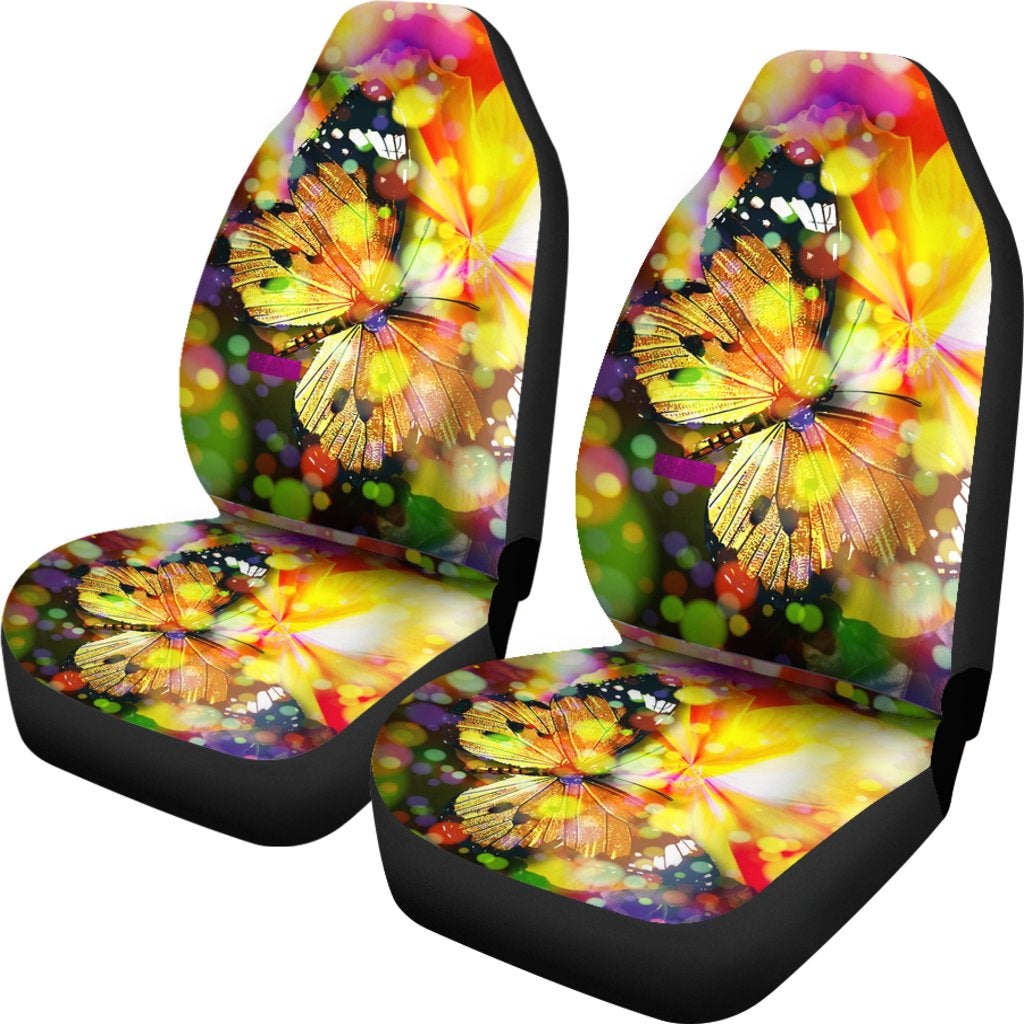 Best Brilliant Butterfly Premium Custom Car Seat Covers Decor Protector