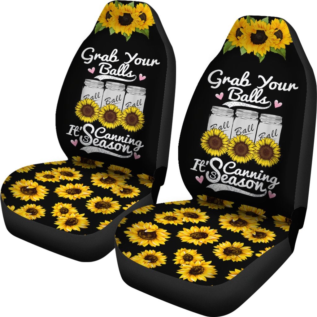 Best Canning Sunflower Premium Custom Car Seat Covers Decor Protector