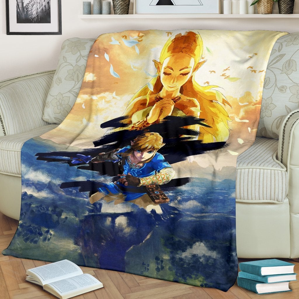 Legend Of Zelda Breath Of The Wild Premium Blanket