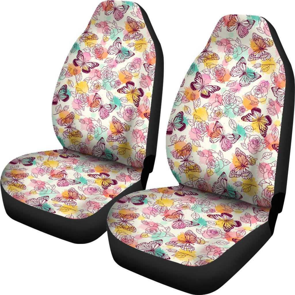 Best Butterfly Pattern Premium Custom Car Seat Covers Decor Protector