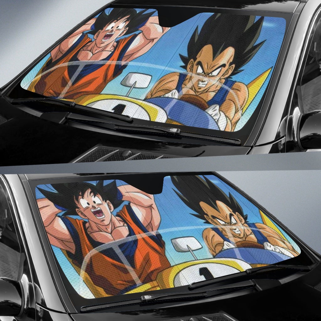 Dragon Ball Goku And Vegeta Car Auto Sunshades