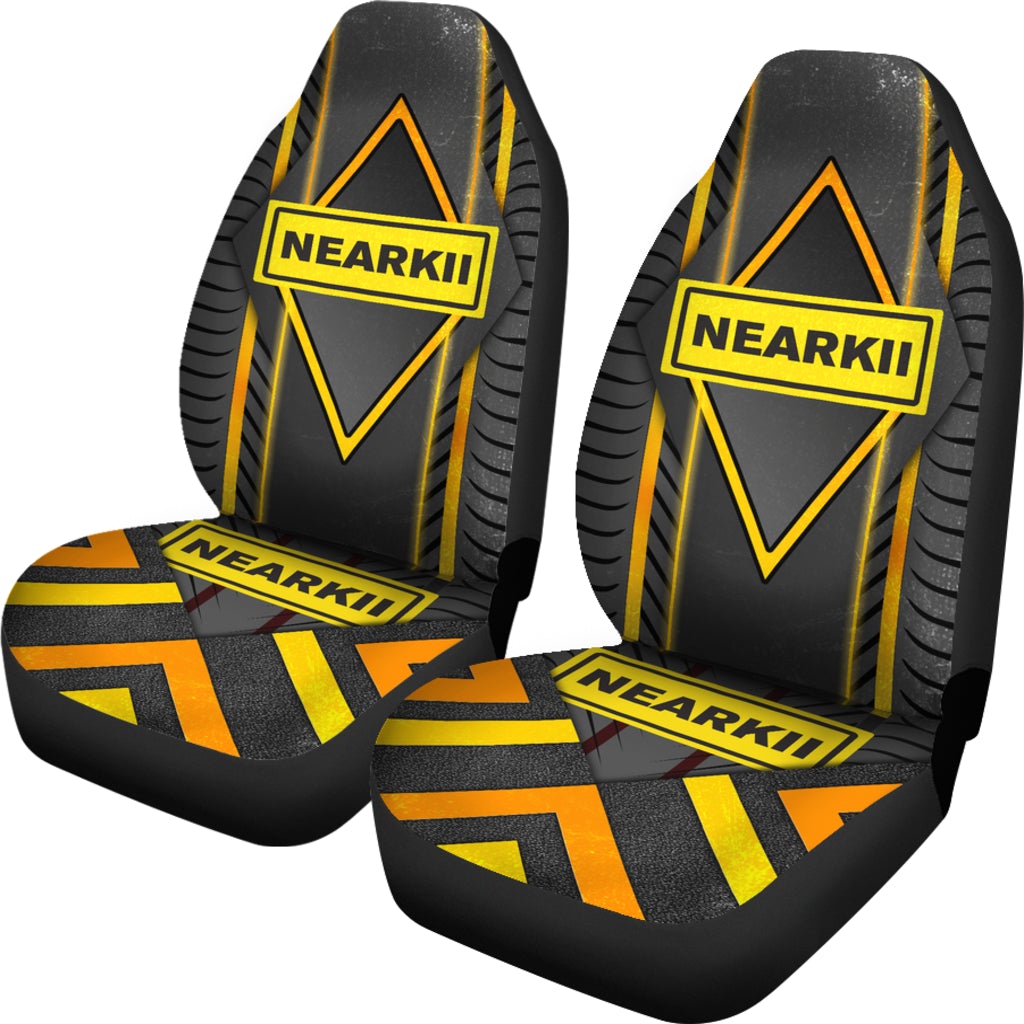 Nearkii Custom Logo Premium Custom Car Seat Covers Decor Protector 2