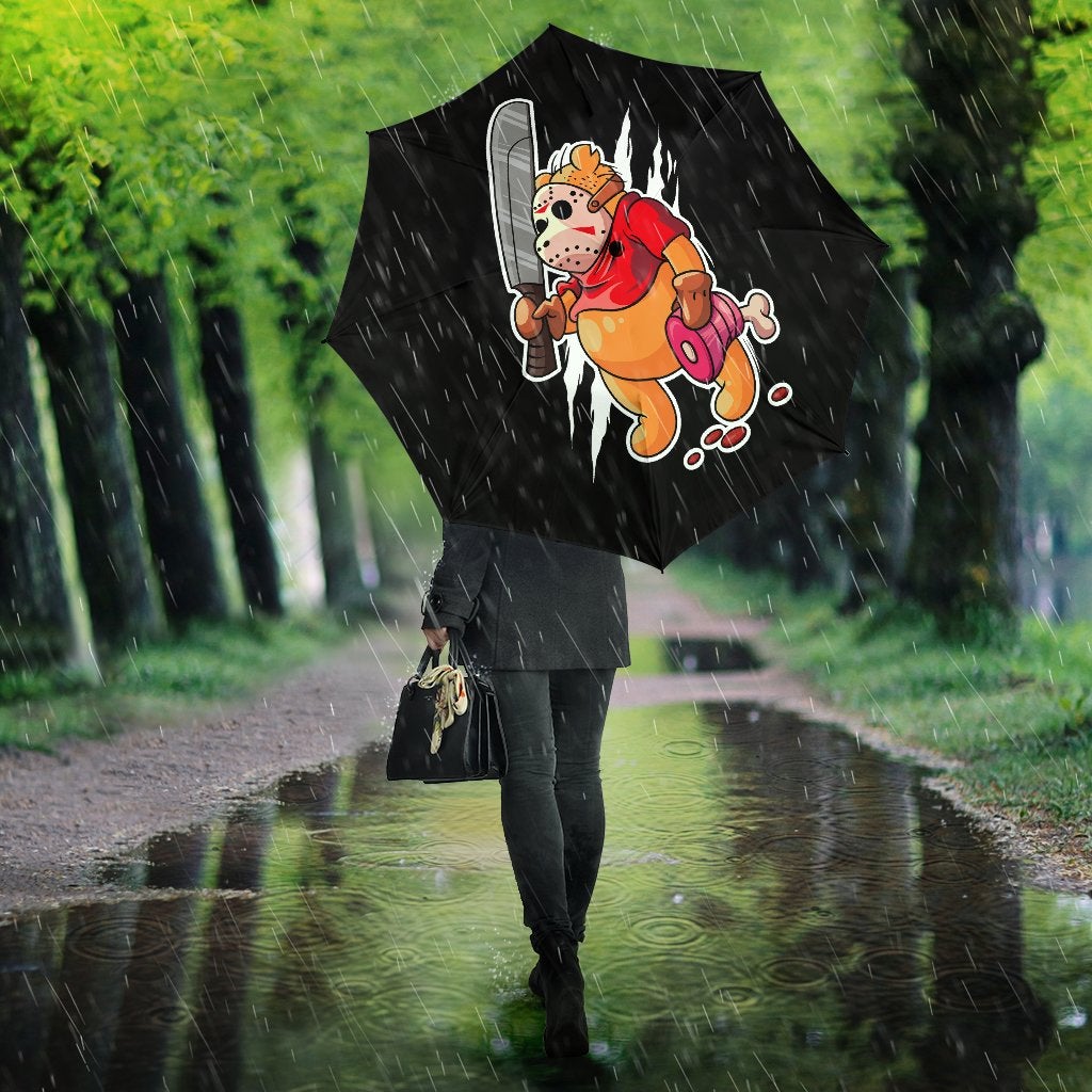 Pooh Jason Voorhees Horror Movie Umbrella