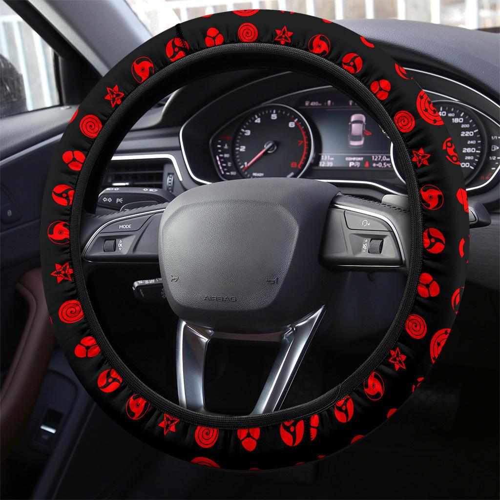 Sharingan Uchiha Naruto Anime Custom Car Steering Wheel Cover Nearkii