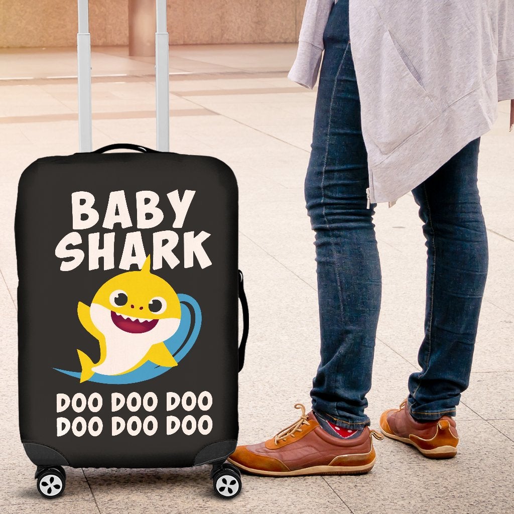 Baby Shark Luggage Cover Suitcase Protector