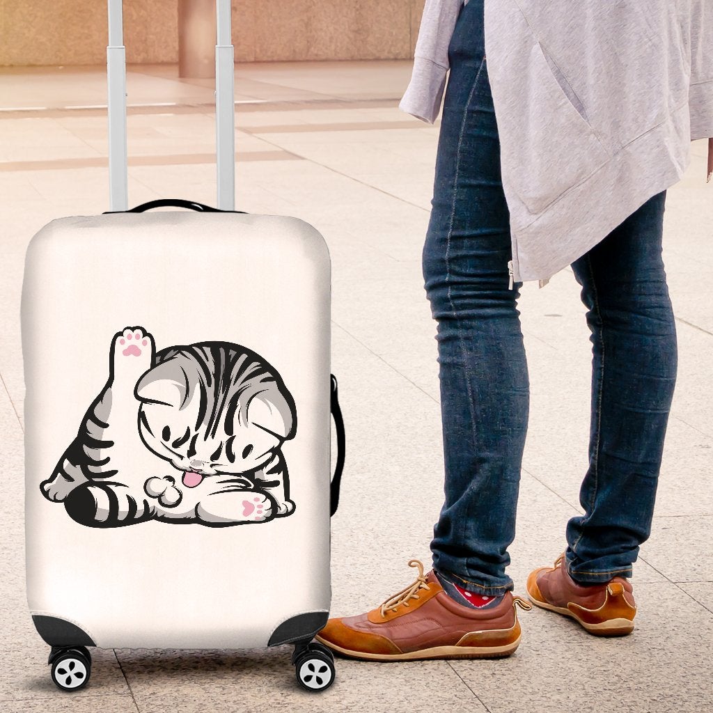 Cat Travel Luggage Cover Suitcase Protector