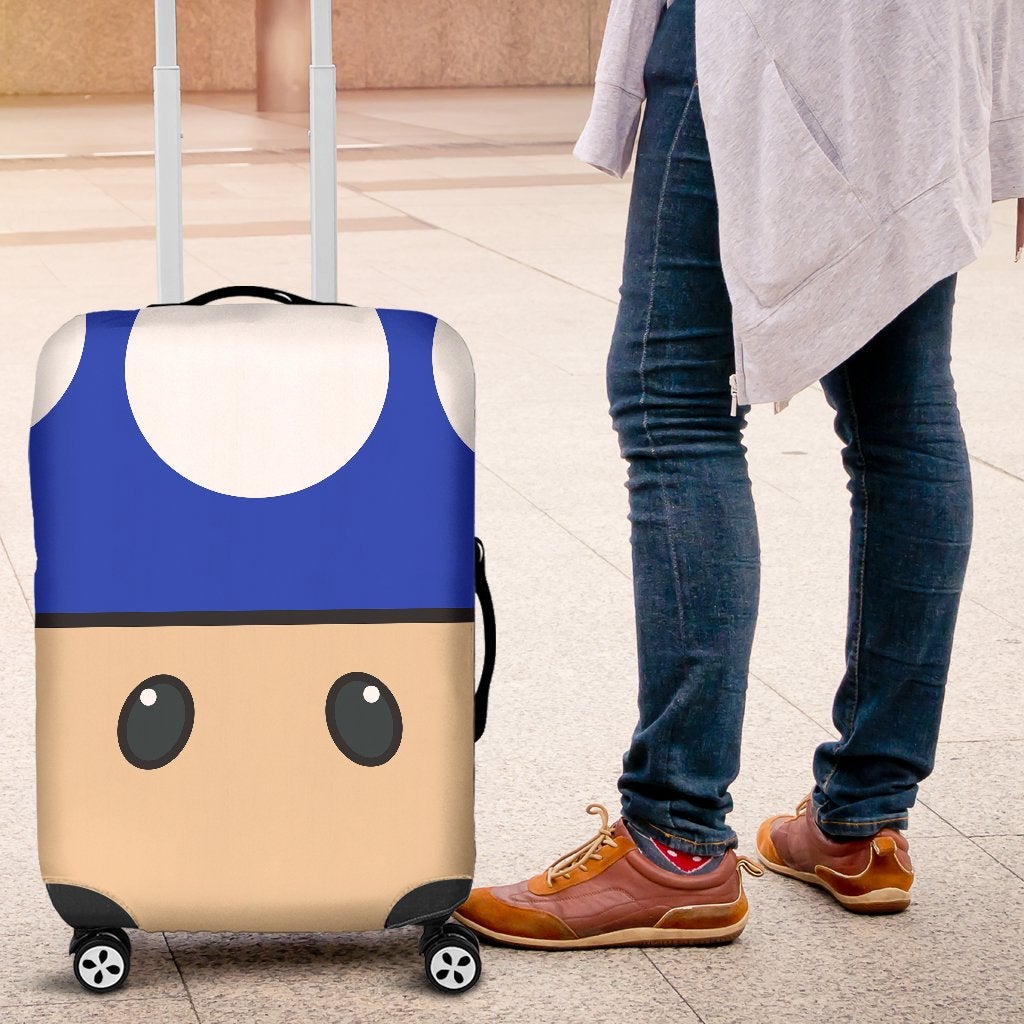 Mario Mushroom Luggage Cover Suitcase Protector