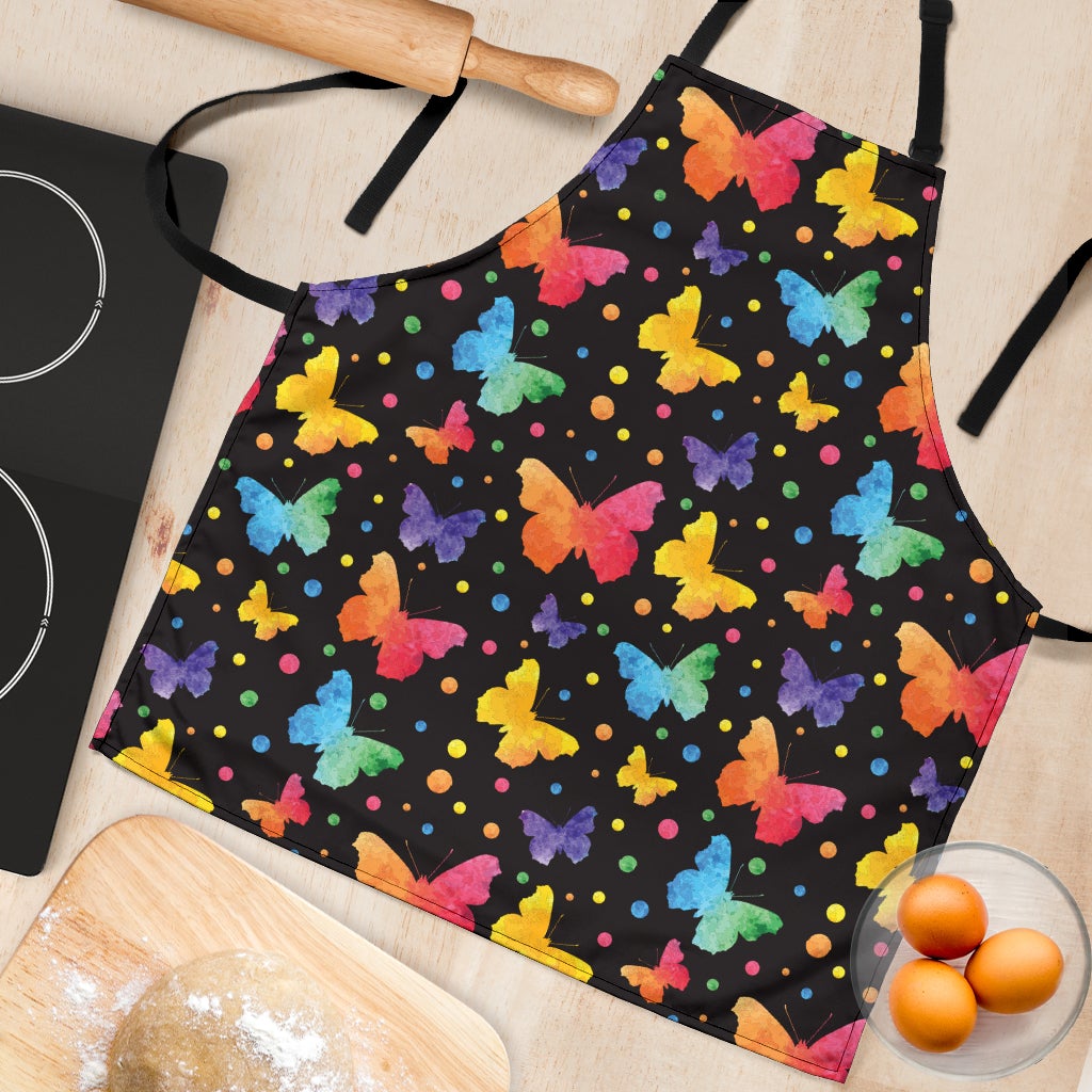 Butterfly Water Color Custom Apron Best Gift For Anyone Who Loves Cooking