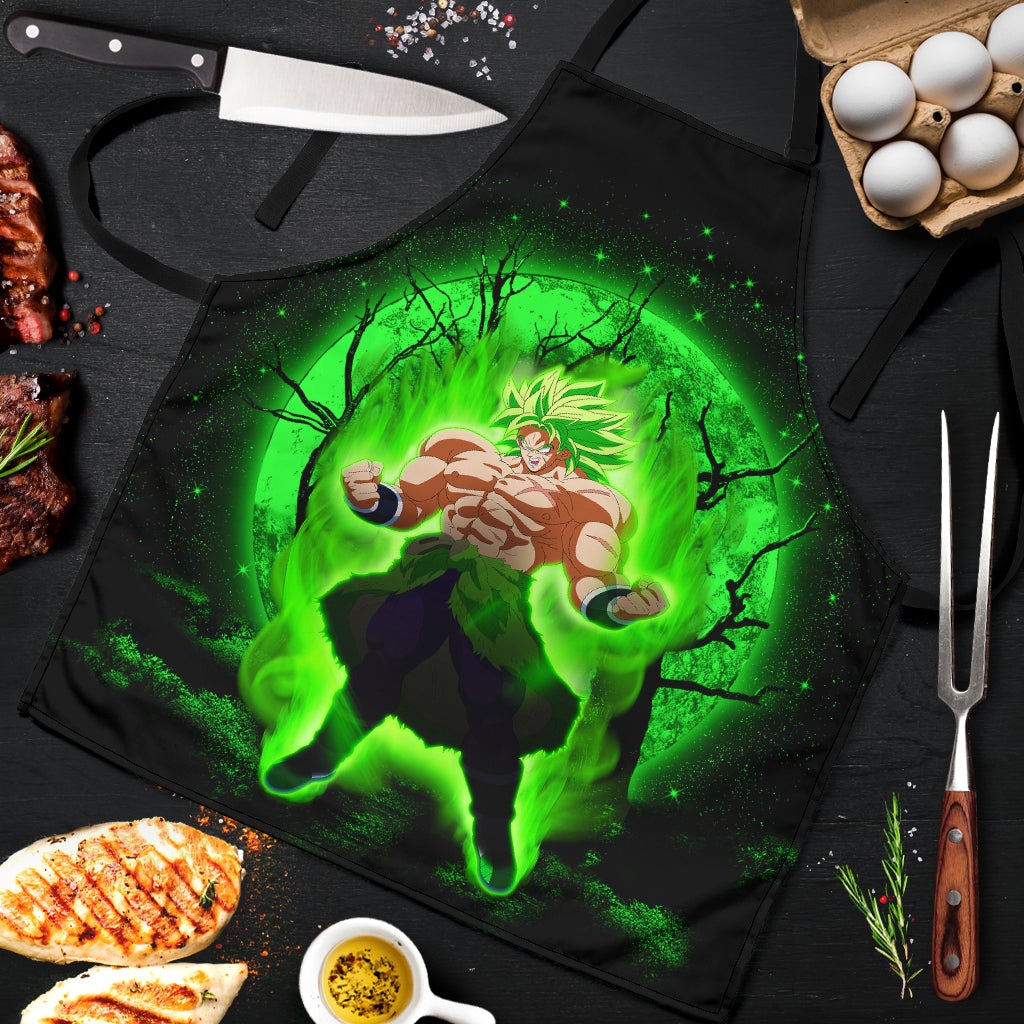 Broly Moonlight Custom Apron Best Gift For Anyone Who Loves Cooking