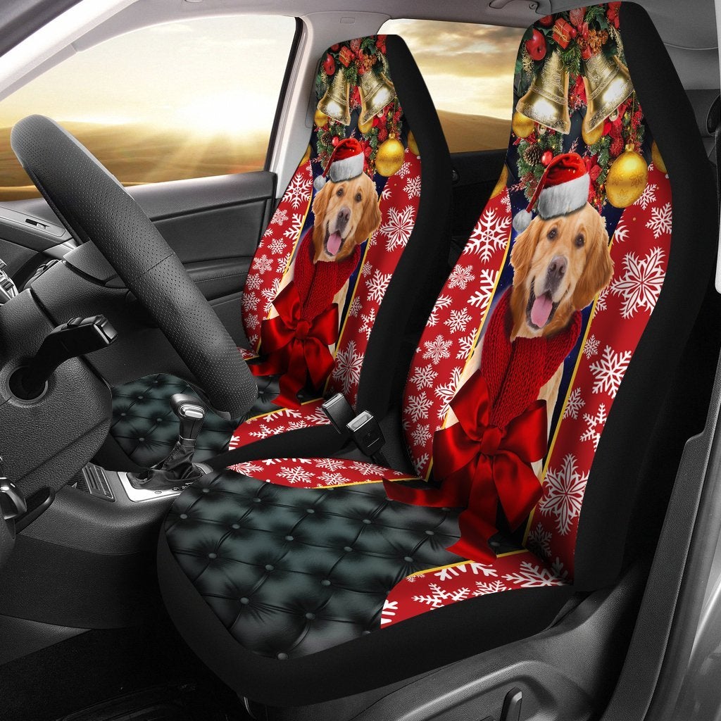 Golden Retriever Puppy Premium Custom Car Premium Custom Car Seat Covers Decor Protectors Decor Protector
