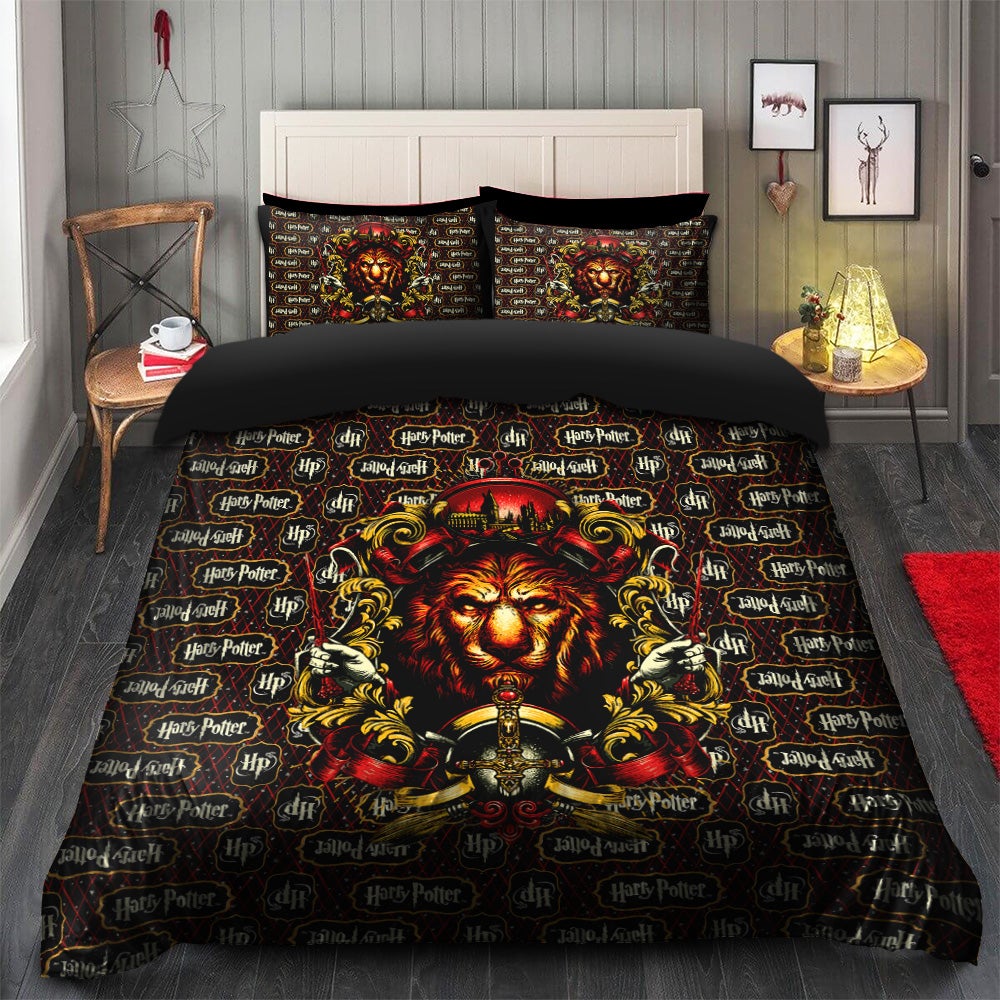 Gryffindor Harry Potter Bedding Set Duvet Cover And 2 Pillowcases