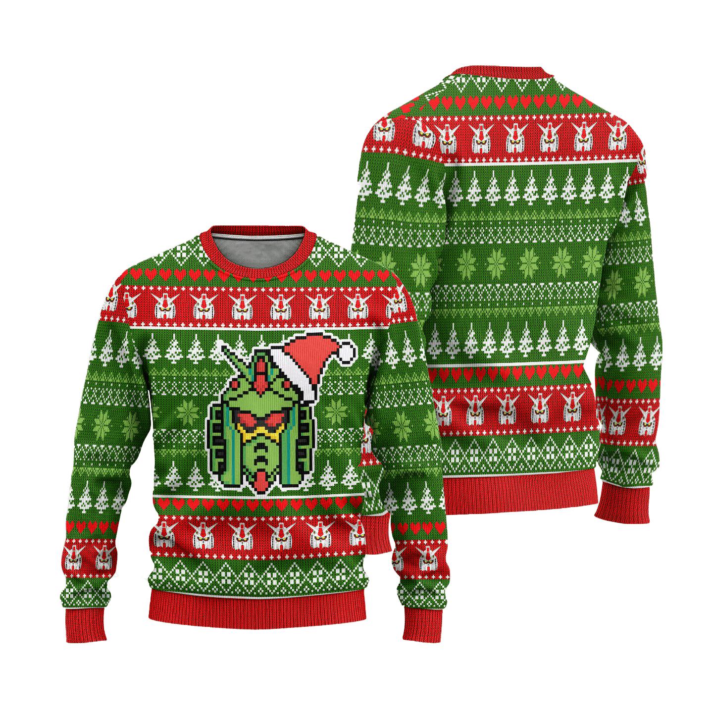 Gundam Anime Ugly Christmas Sweater Custom Xmas Gift - Nearkii