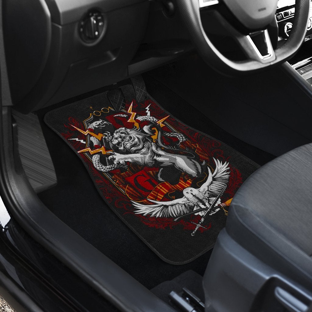 Harry Potter 4 House Front And Back Car Mats (Set Of 4)