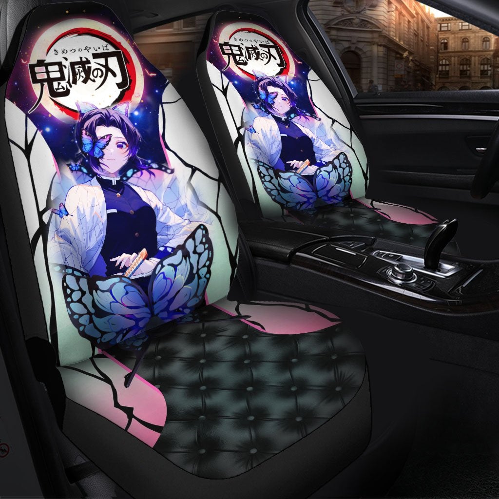 Shinobu Demon Slayer Season 2 Custom Car Premium Custom Car Seat Covers Decor Protectors Car Accessories Anime Gift