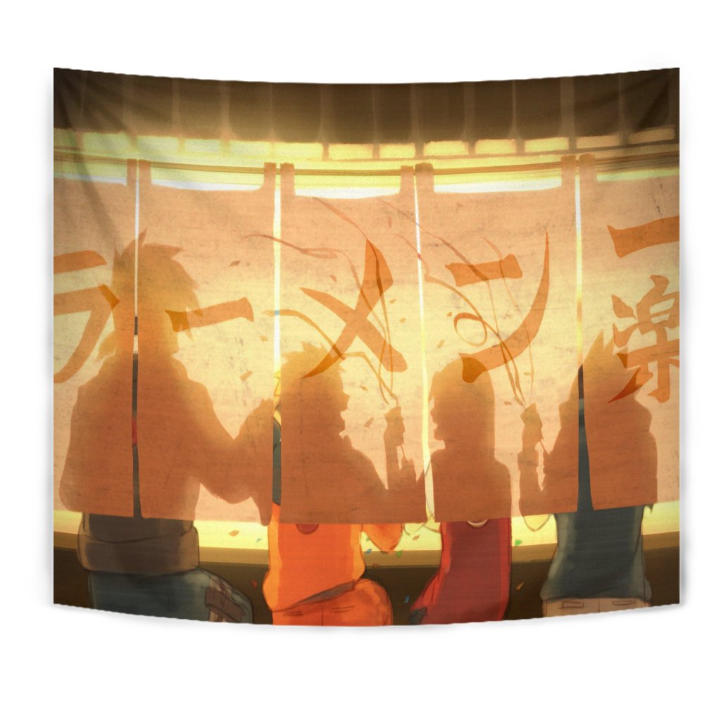 Naruto Sasuke Kakashi Team 7 Anime Tapestry Room Decor