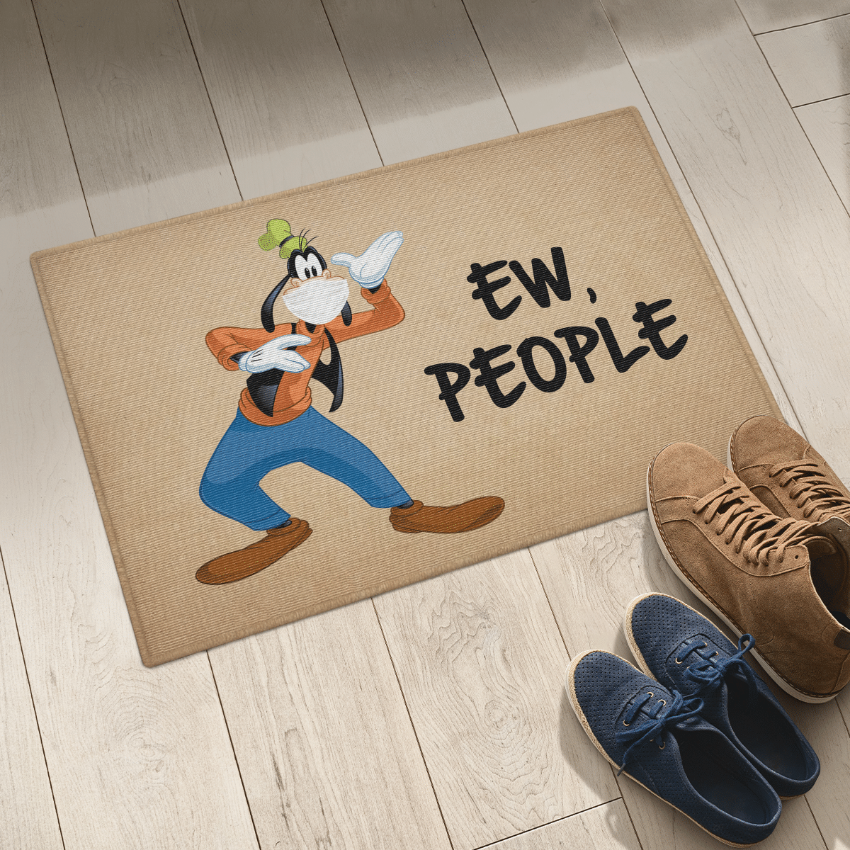Goofy Disney Ew People Door Mats Home Decor Nearkii